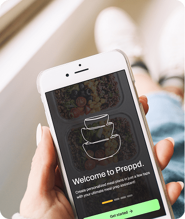 Phone with app.